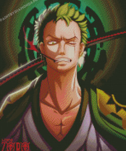 Zoro One Piece Diamond Painting