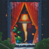 Aesthetic A Christmas Story Leg Lamp Diamond Paintings