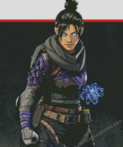 Aesthetic Apex Legends Wraith Diamond Paintings