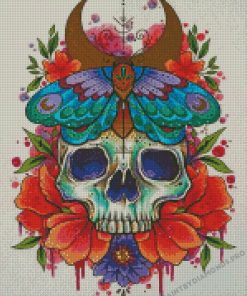 Aesthetic Butterfly And Skull Diamond Paintings