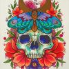 Aesthetic Butterfly And Skull Diamond Paintings