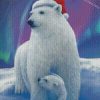 Aesthetic Christmas Polar Bears Diamond Paintings