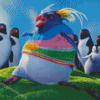 Aesthetic Happy Feet Penguin Diamond Paintings