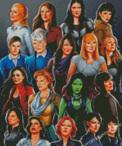 Aesthetic Marvel Women Diamond Paintings