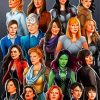 Aesthetic Marvel Women Diamond Paintings