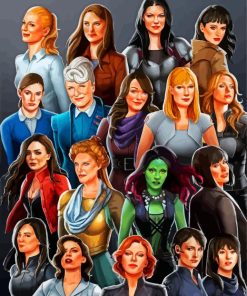 Aesthetic Marvel Women Diamond Paintings