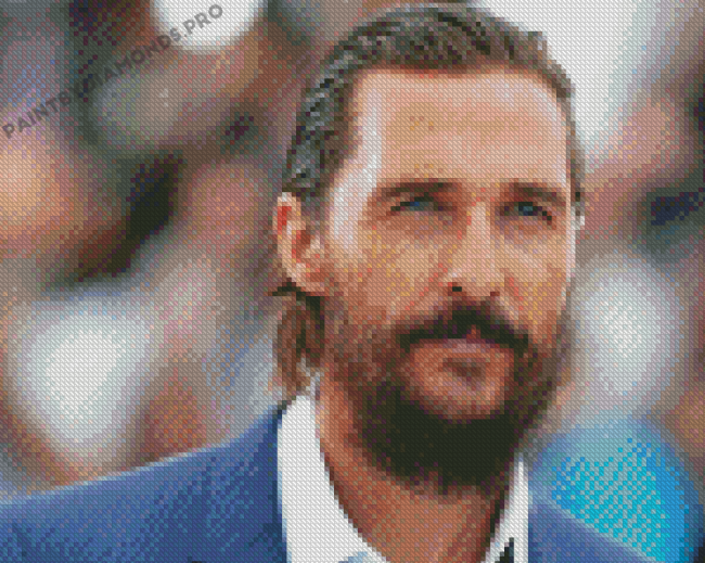 Aesthetic Matthew McConaughey Diamond Paintings