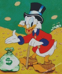 Aesthetic Scrooge McDuck Diamond Paintings