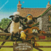 Aesthetic Shaun The Sheep Diamond Paintings