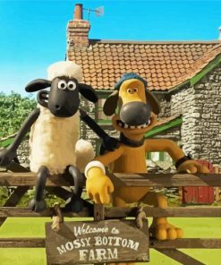 Aesthetic Shaun The Sheep Diamond Paintings