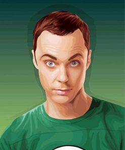 Aesthetic Sheldon Cooper Art Diamond Paintings