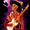 Aesthetic Skull Guitar Diamond Paintings