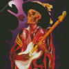 Aesthetic Skull Guitar Diamond Paintings