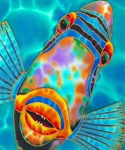 Aesthetic Triggerfish Diamond Paintings