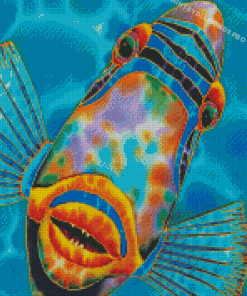 Aesthetic Triggerfish Diamond Paintings