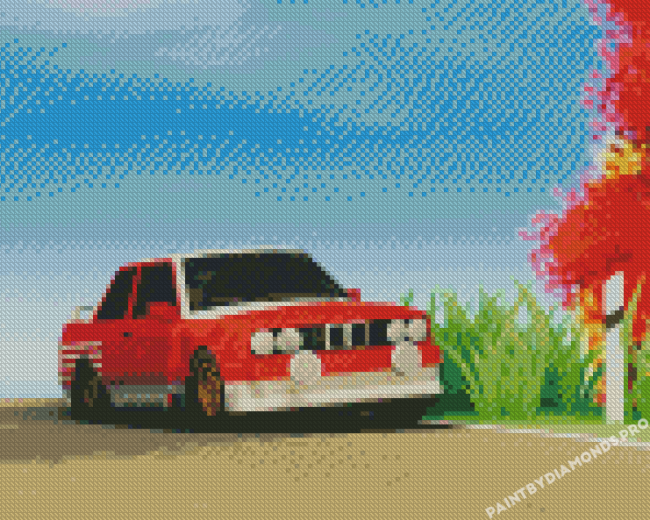 Aesthetic Uk Rally Car Diamond Painting