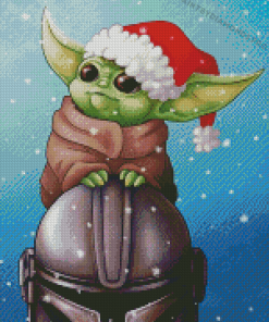 Aesthetic Yoda Christmas Diamond Paintings