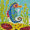 Aesthetic Sea Horse Diamond Paintings