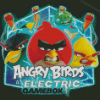 Angry Birds Poster Diamond Paintings