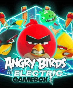 Angry Birds Poster Diamond Paintings