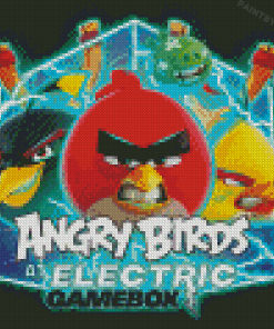 Angry Birds Poster Diamond Paintings