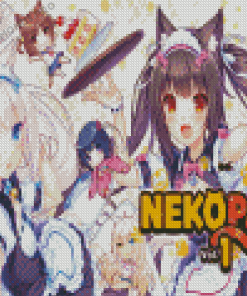 Anime Nekopara Poster Diamond Paintings