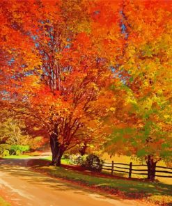 Autumn New England Diamond Paintings