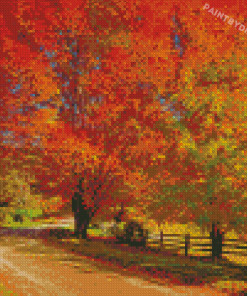 Autumn New England Diamond Paintings