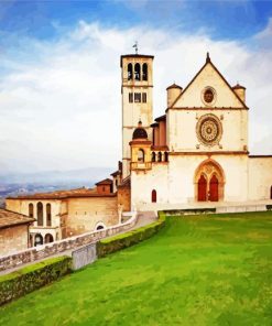 Basilica Of San Francesco Of Assisi Italy Diamond Painting