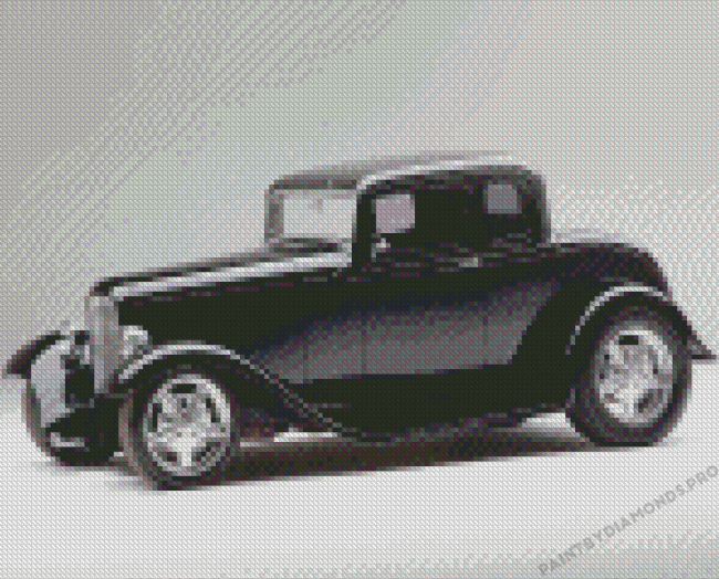 Black 1932 Ford Coupe Diamond Painting