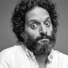 Black And White Jason Mantzoukas Diamond Paintings