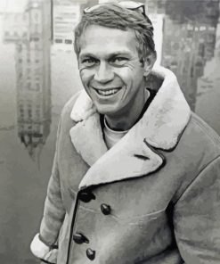 Black And White Steve McQueen Diamond Paintings