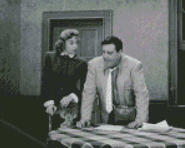 Black And White The Honeymooners Diamond Painting