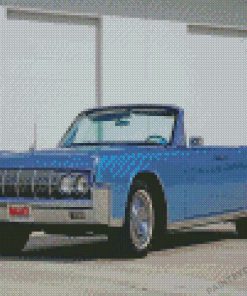 Blue 1964 Lincoln Continental Diamond Paintings