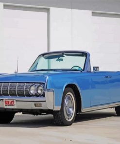 Blue 1964 Lincoln Continental Diamond Paintings