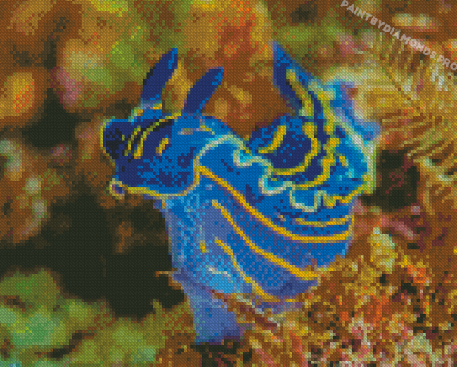 Blue Sea Slug Diamond Paintings