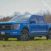 Blue Ford F 150 Diamond Paintings