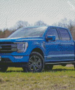 Blue Ford F 150 Diamond Paintings