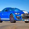 Blue Ford Shelby Gt500 Diamond Painting