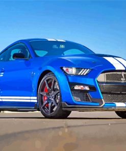 Blue Ford Shelby Gt500 Diamond Painting