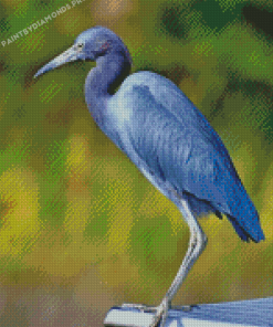 Blue Heron Bird Diamond Painting