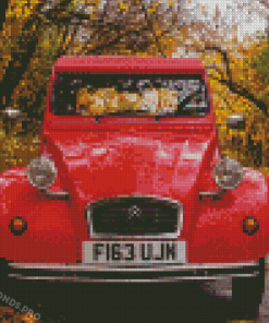 Citroen 2cv Car Diamond Paintings