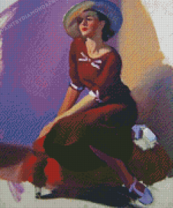 Classy 1940 Lady Diamond Paintings