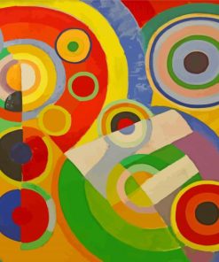 Colorful Delaunay Diamond Paintings