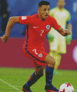 Cool Alexis Sanchez Diamond Painting