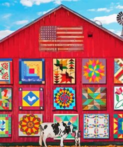 Cool Barn Quilt Diamond Paintings