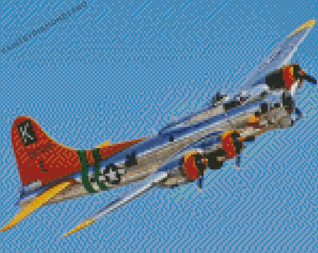 Cool Boeing B 17 Flying Fortress Diamond Paintings