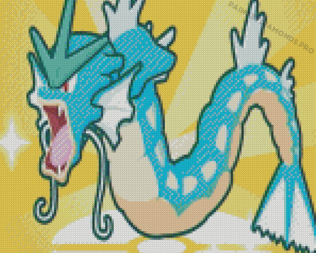 Cool Gyarados Diamond Paintings