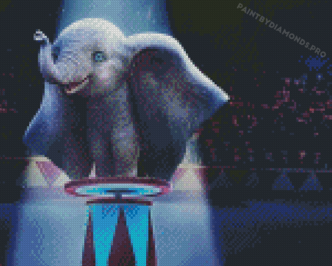 Cute Dumbo The Elephant Diamond Paintings