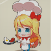 Cute Girl chef Diamond Paintings